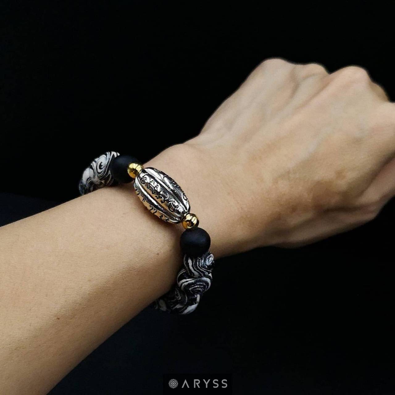 ตะกรุดมะเฟือง เฟื่องฟูทรัพย์ ร้อย ลูกประคำครูบากฤษณะ ARYSS Amulet Bracelet - Image 4